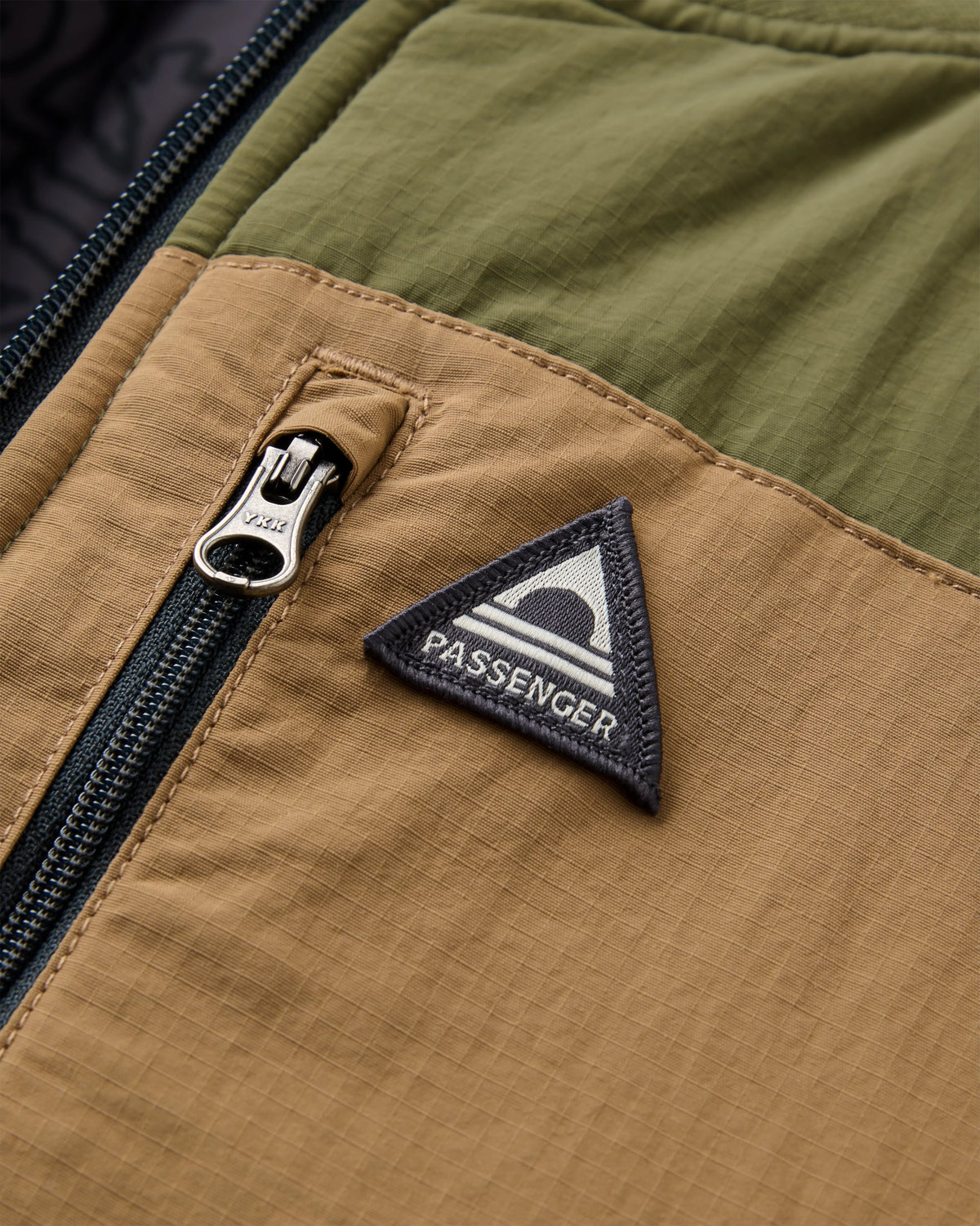 Oceanic Insulated Vest - Khaki - Flatlay