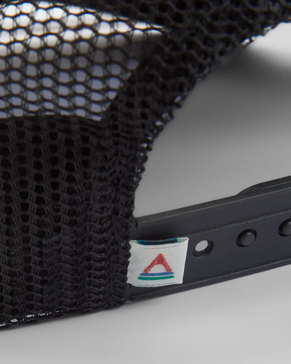 Odyssey Mesh Snapback Cap - Black - Flatlay