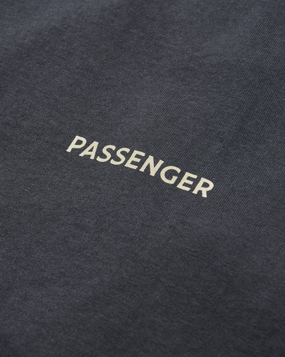 Roamer Men's Recycled Cotton T-Shirt - Black - Flatlay