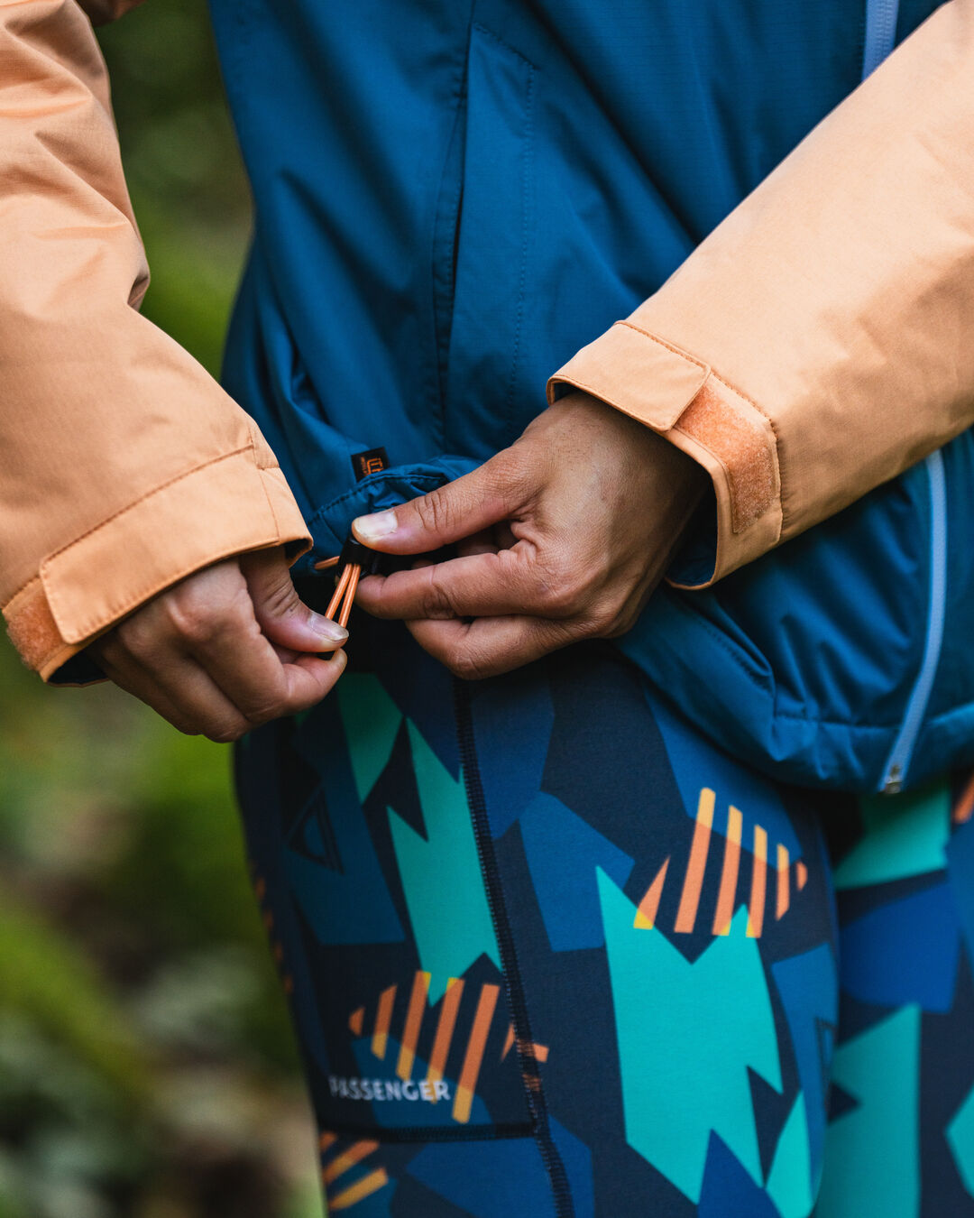 Terrain Insulated Water Resistant Jacket - Corsair Blue/ Apricot - Lifestyle