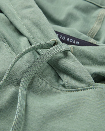 Roamscreen UPF50 Drirelease® Men's Hoodie - Pistachio - Flatlay