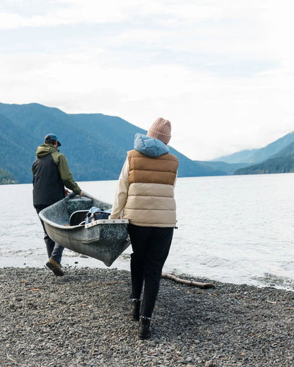 Kai Recycled Insulated Gilet - Toffee/Stone - Lifestyle