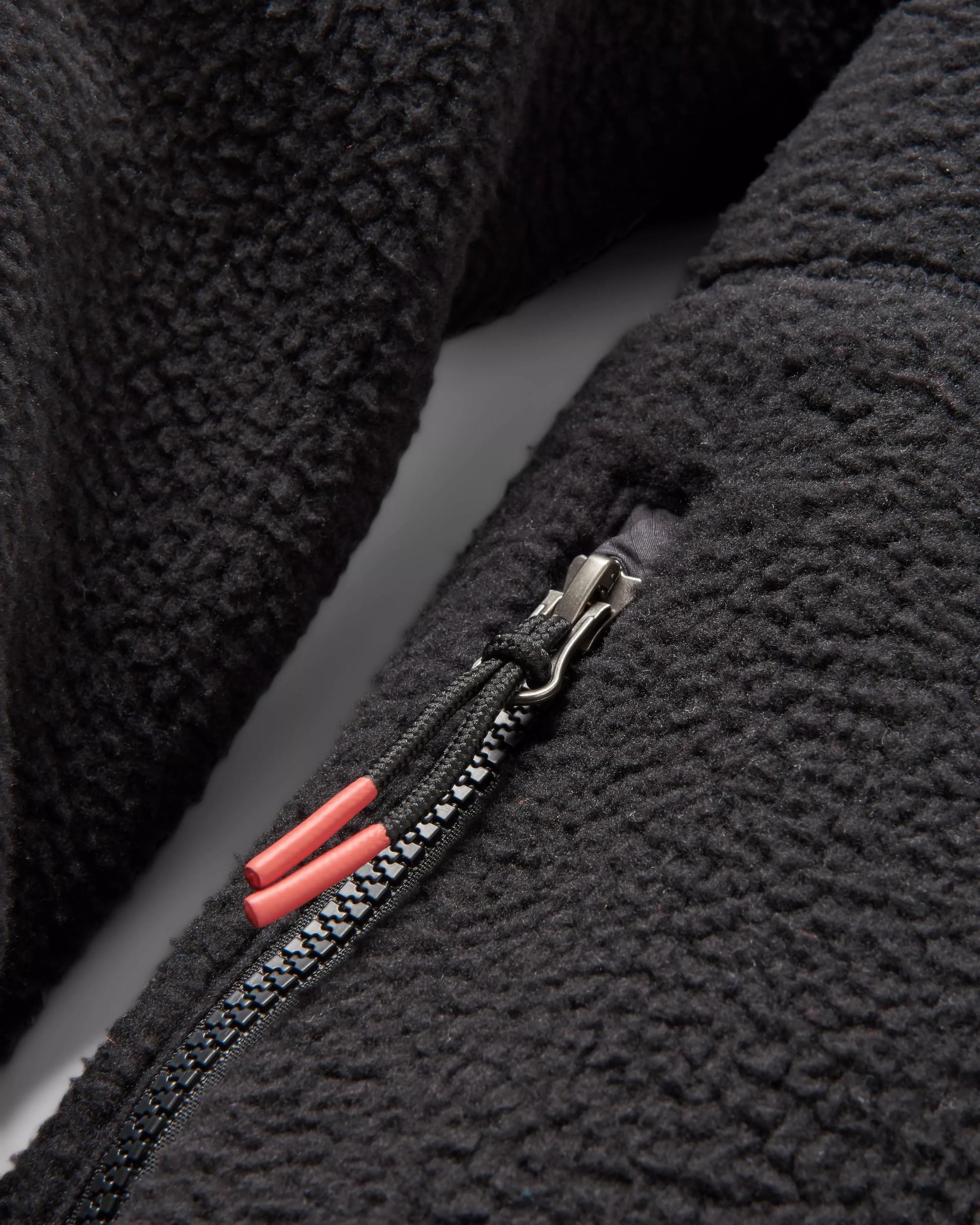 Ventura 1/2 Zip Recycled Sherpa Fleece - Black