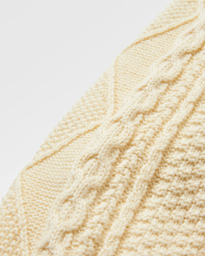 Aerial LS Knit Top - Oatmeal - Flatlay