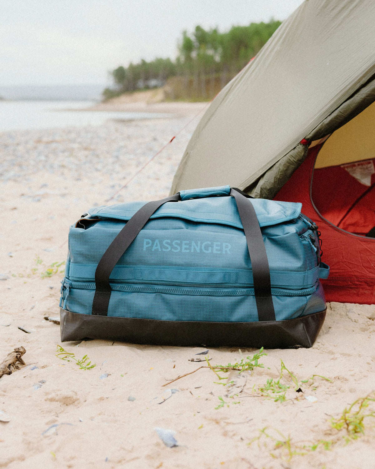 Roamer 60L Split Duffel Bag - Tidal Blue - Lifestyle