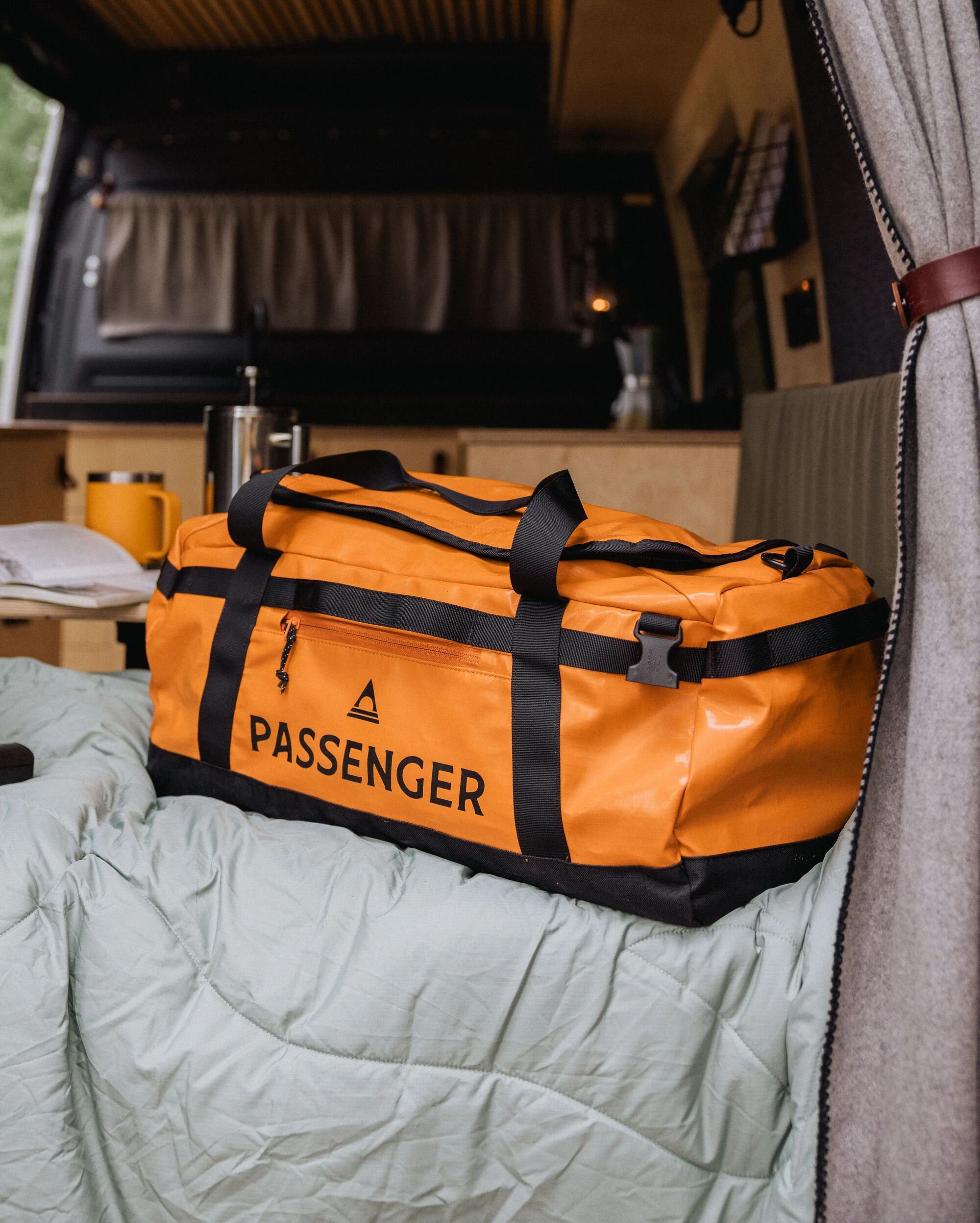 Roamer Recycled 40L Duffel Bag - Sunrise Orange - Lifestyle