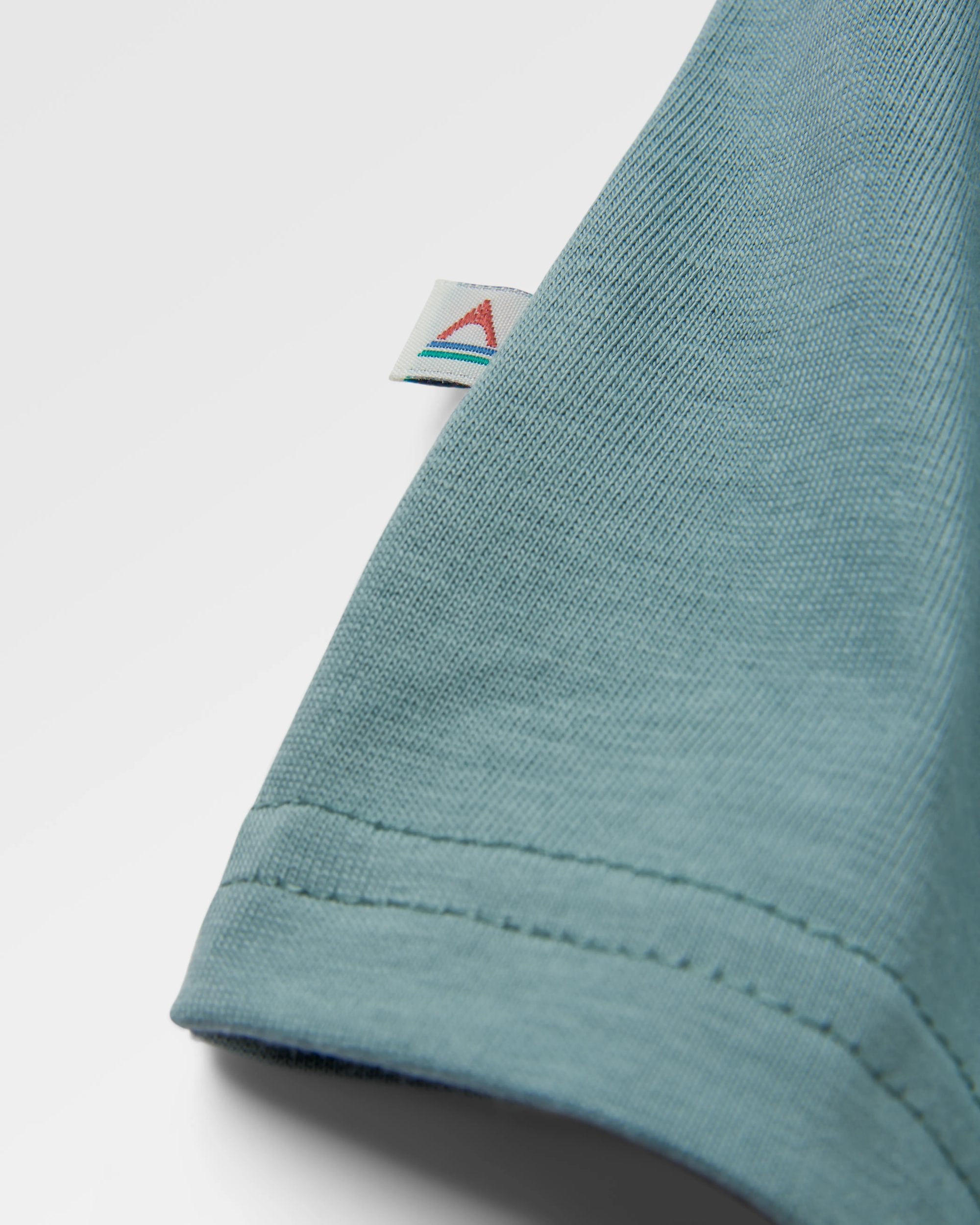 Waves & Trees Organic Cotton LS T-Shirt - Stormy Sea - Flatlay