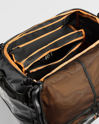 Roamer Recycled 40L Duffel Bag - Phantom Black - Flatlay