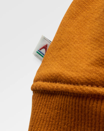 Papercut Recycled Sweatshirt - Retro Orange - Flatlay