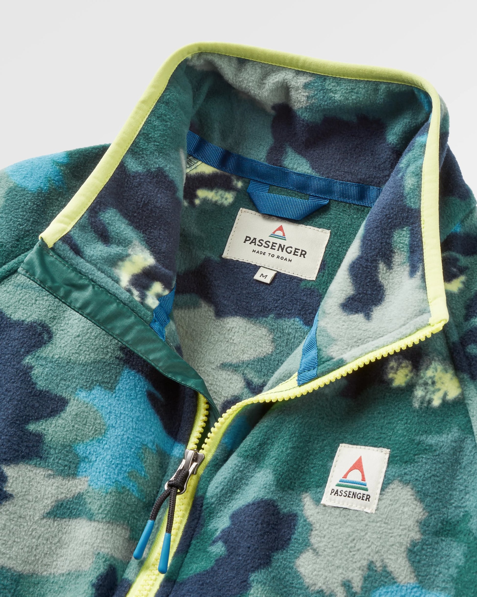 Sorrel Recycled Polar Fleece - Alpine Camo Rain Forest