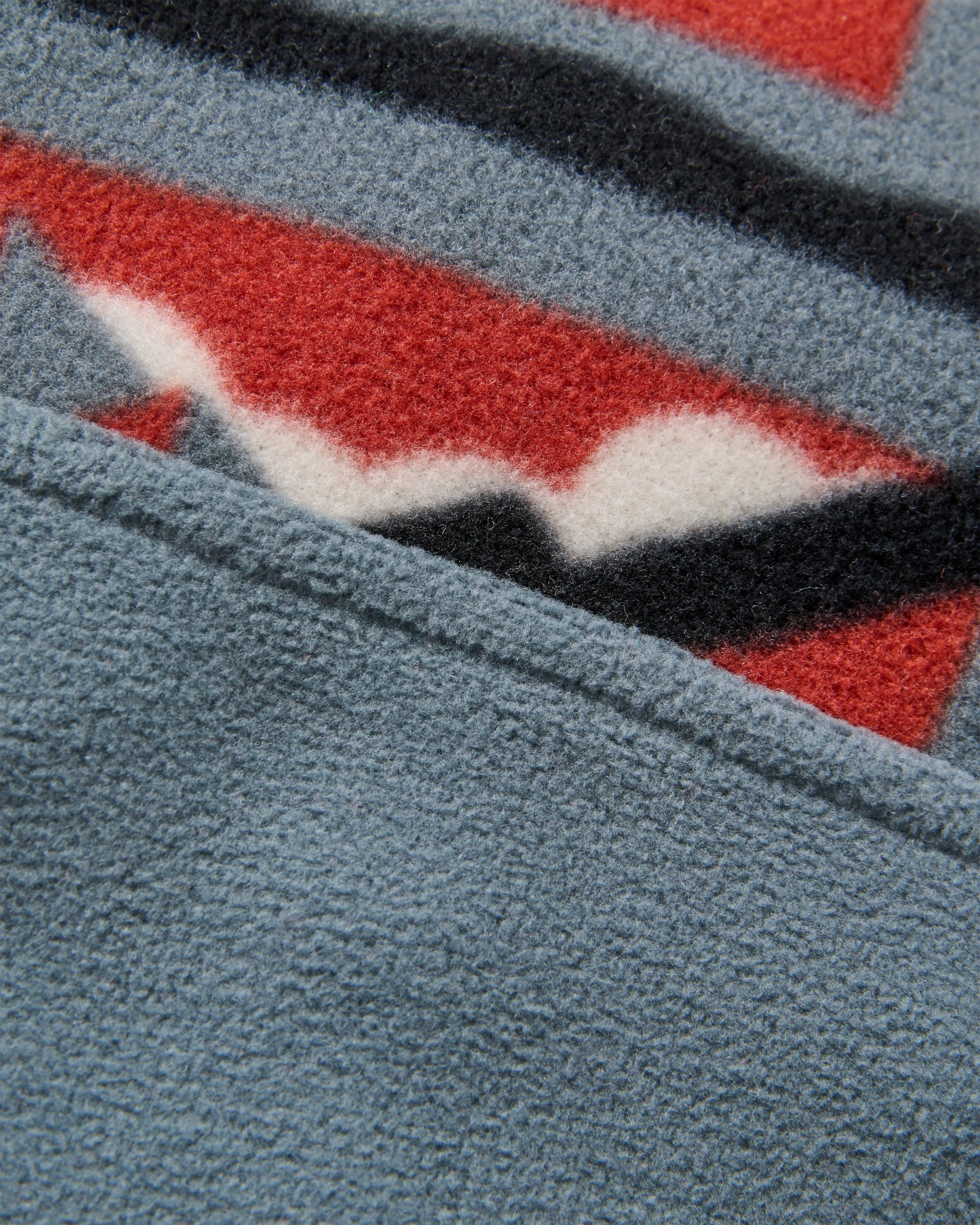 Set Off Recycled Polar 1/4 Zip Fleece 2.0 - Views Storm Grey - Flatlay