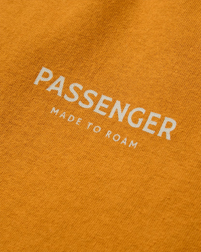 Passenger T-Shirt - Retro Orange - Flatlay