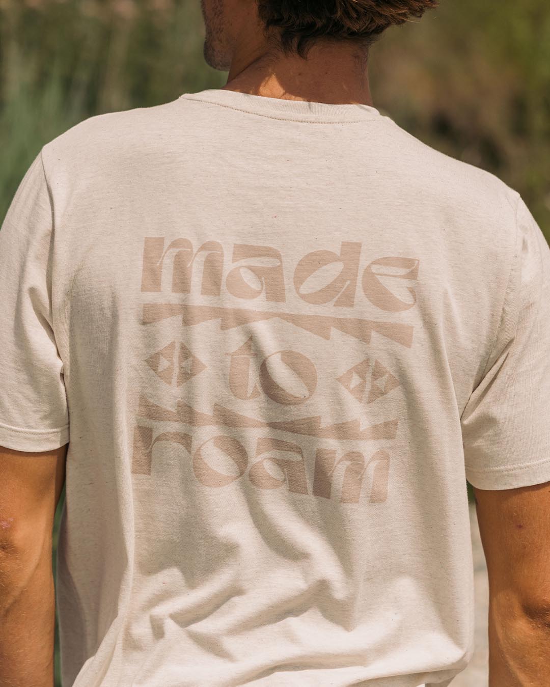 Sunrise Recycled Cotton T-Shirt - Milky Marl