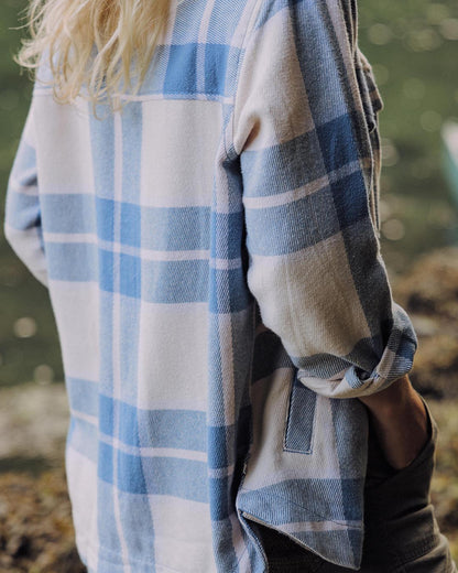 Stella Organic Cotton LS Shirt - Provincial Blue Check