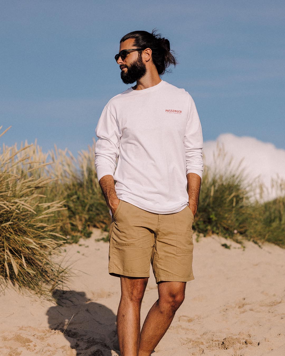 Icon Recycled Cotton Ls T-Shirt - White