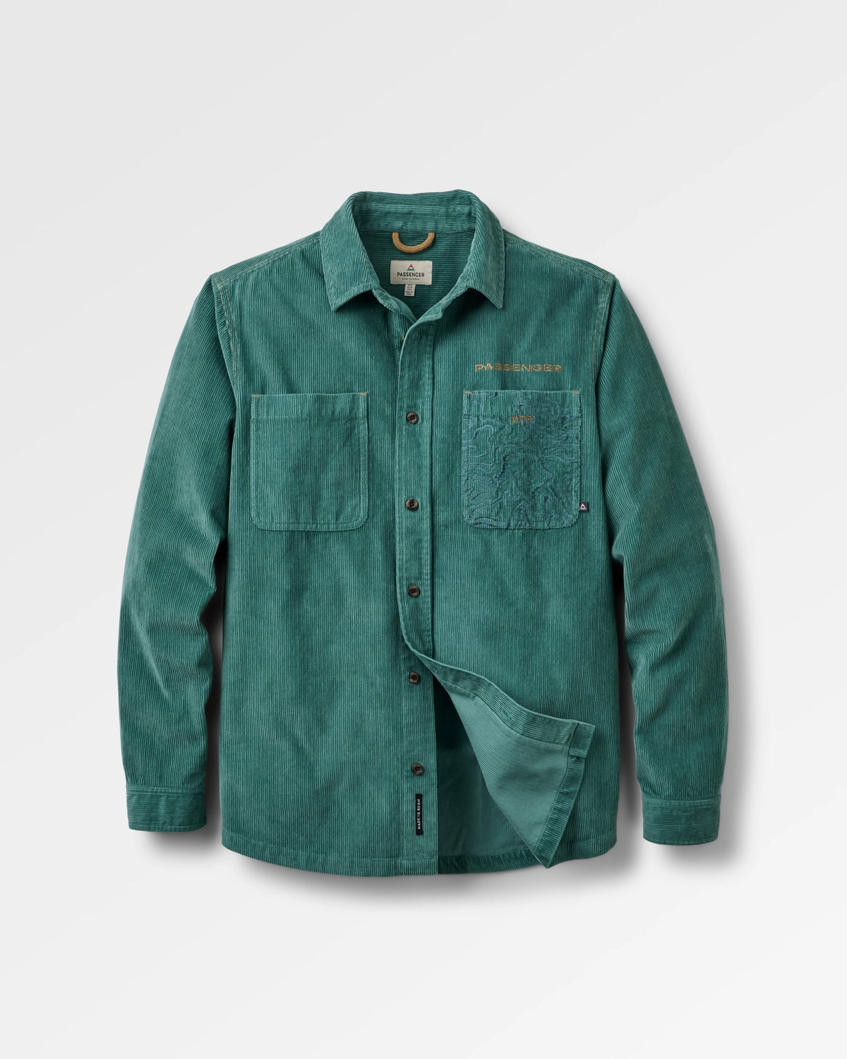 Backcountry Cord LTD Shirt - Deep Ocean - Flatlay