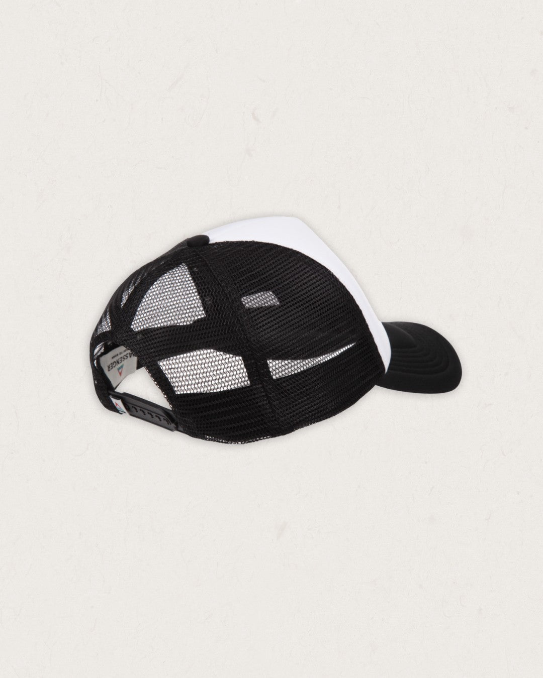 Beechey Snapback Trucker Cap - Black/White