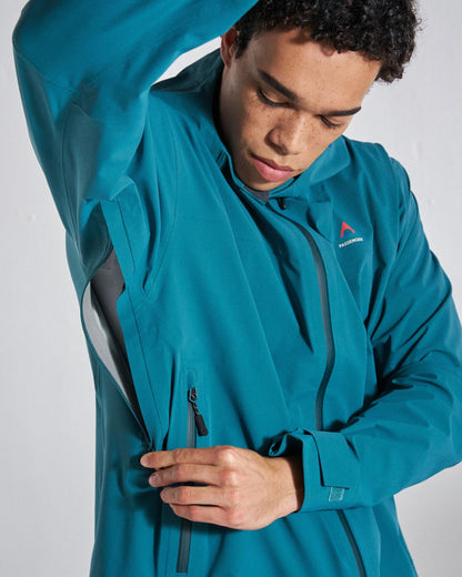 Trailscape Men's 3L Waterproof Jacket - Mediterranean - Studio Model