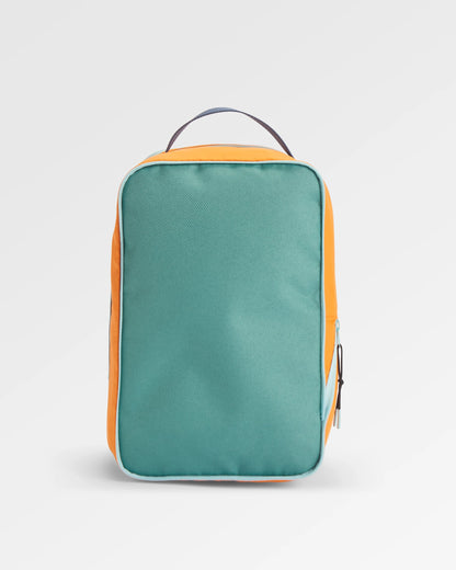 Packing Cube 4L - Spearmint/Deep Ocean - Flatlay