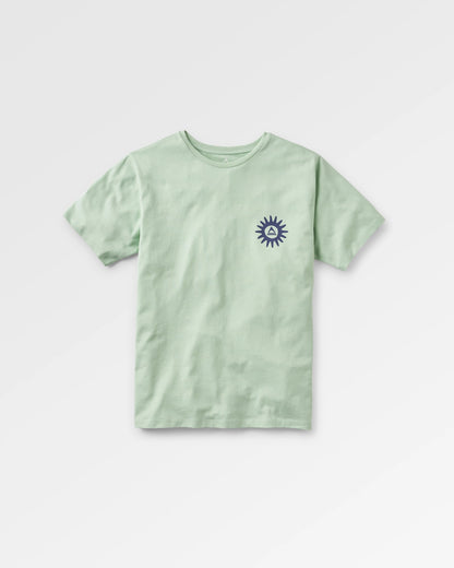 Easy Days Recycled Cotton T-Shirt - Spearmint - Flatlay