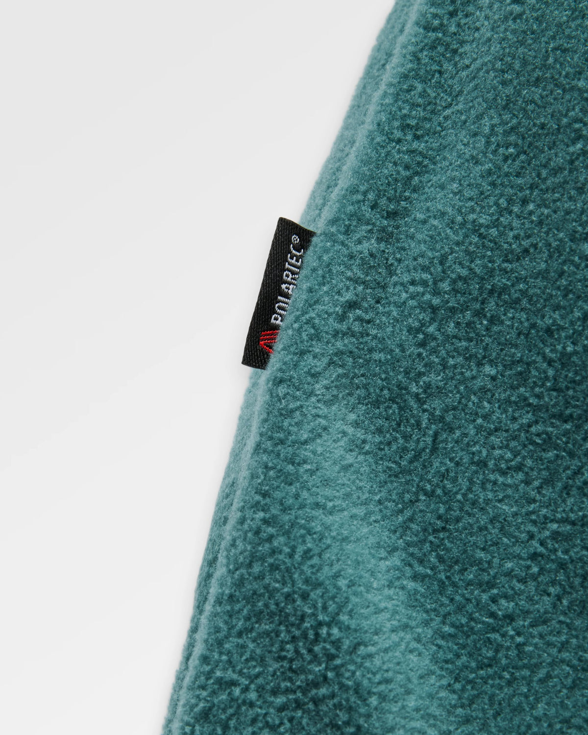 Woodland Full Zip Hooded Polar Fleece - Faded Black/Deep Ocean - Flatlay
