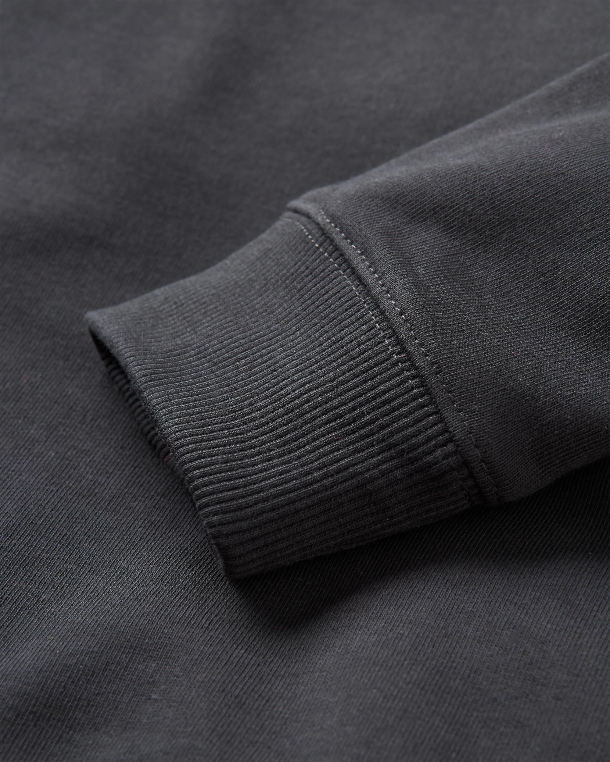 Vita Organic Cotton Sweatshirt - Black - Flatlay