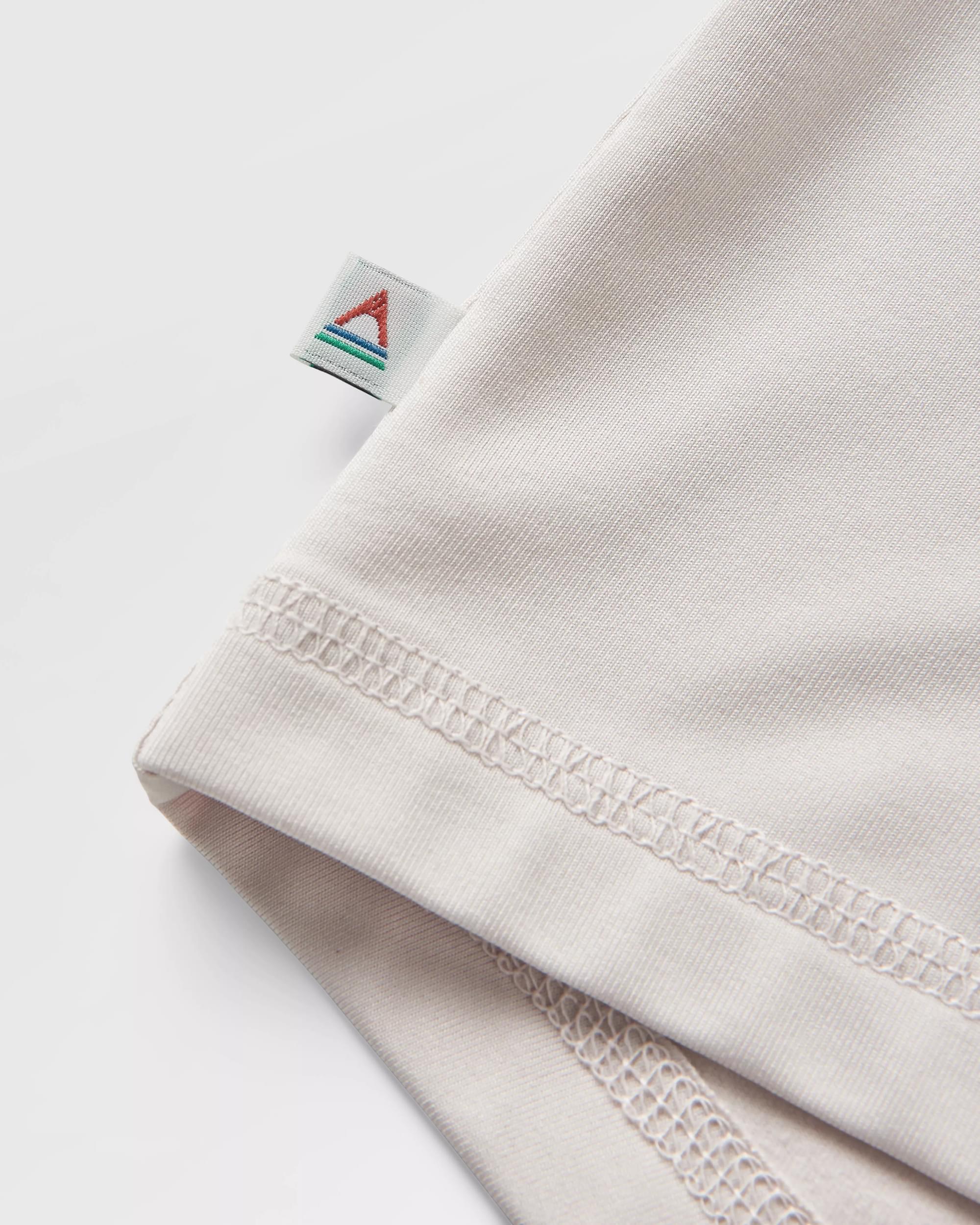 River Recycled Active LS T-Shirt - Corsair/ Vintage White - Flatlay