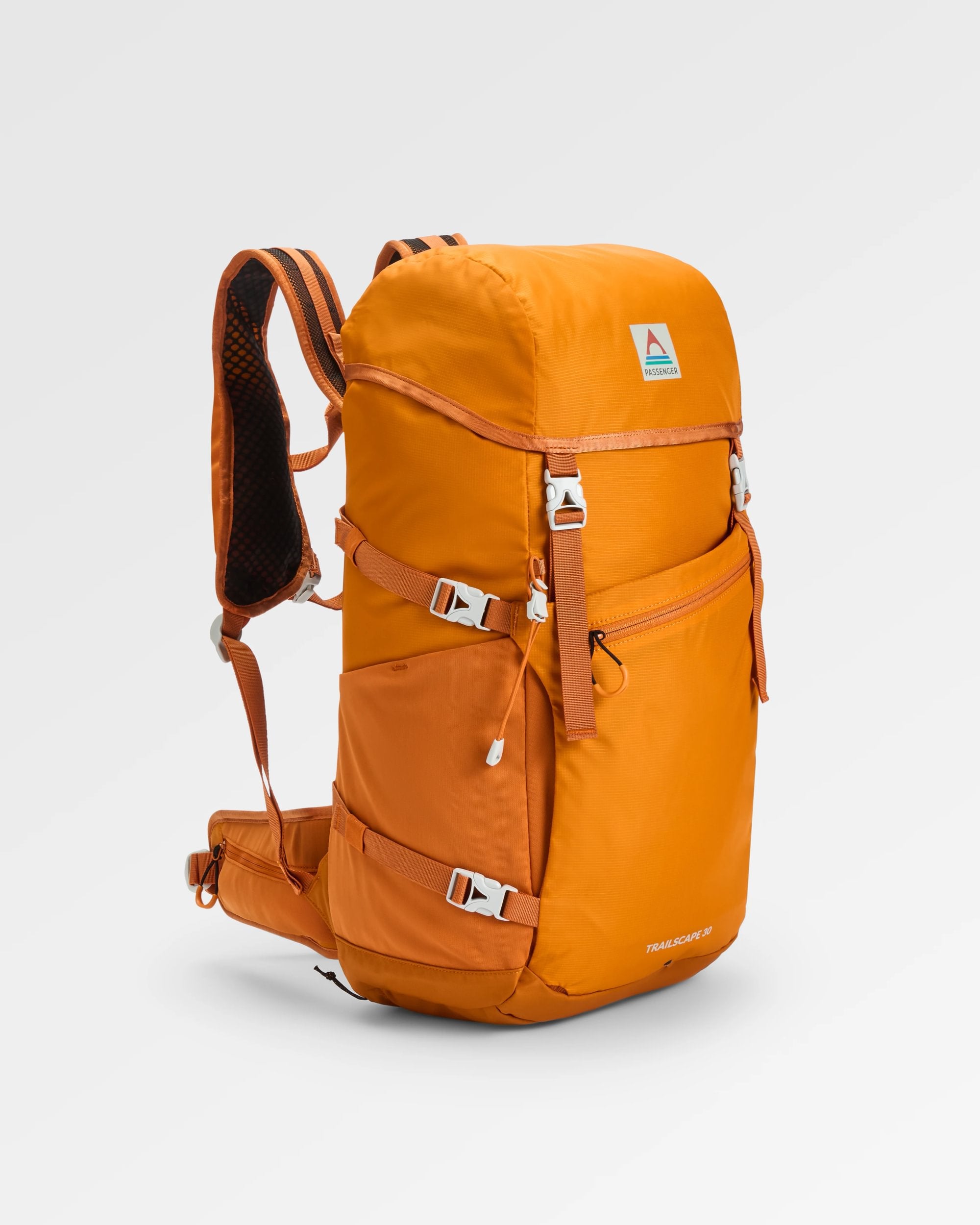 Trailscape Recycled 30L Backpack - Sunrise Orange - Flatlay