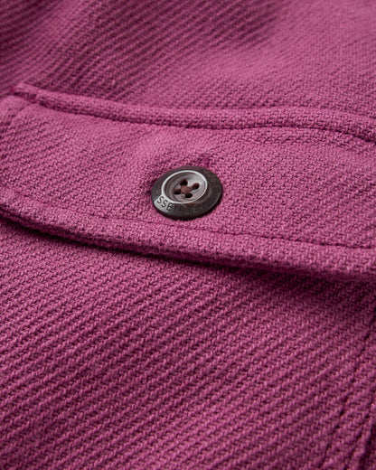 Island Twill Shirt - Warm Berry - Flatlay