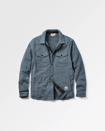 Maple Recycled Polar Fleece Shirt - Navy Marl