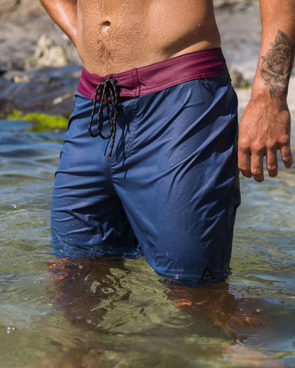 Cruiser Netplus® Recycled 19" Boardshort - Dark Denim - Lifestyle