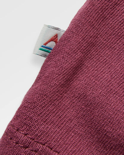 Odyssey Recycled Cotton T-Shirt - Fig - Flatlay