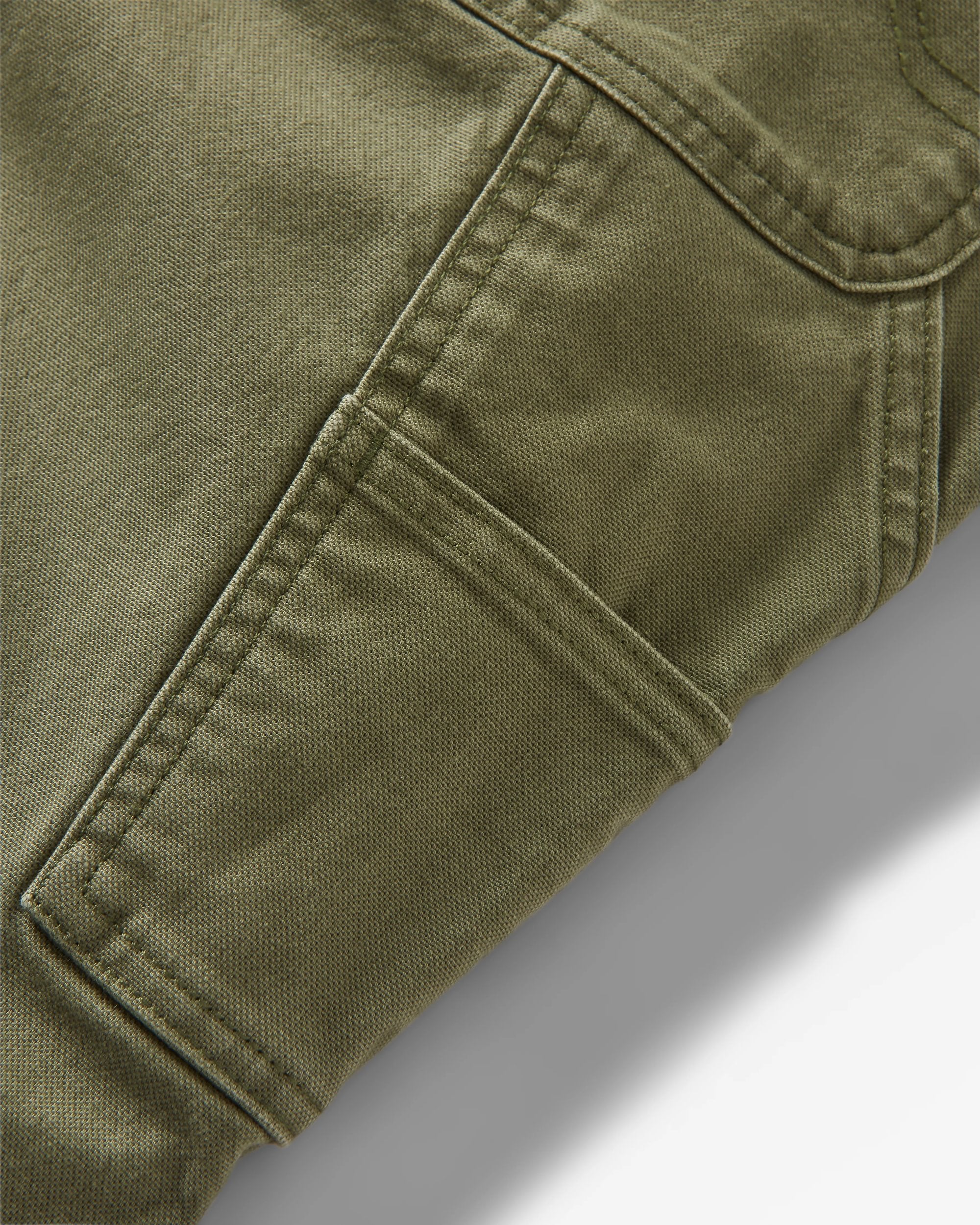 Vantage Organic Cotton Trouser - Khaki - Flatlay