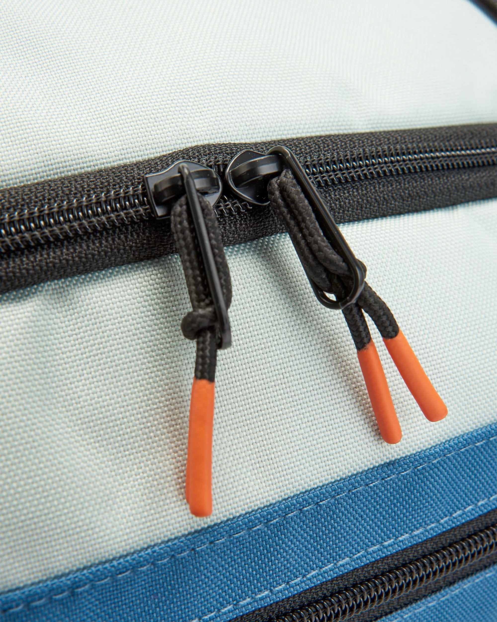 Boondocker Recycled 30L Duffel - Rich Navy/Surf Spray/Moonlight Blue - Flatlay
