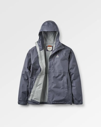 Trailscape Men's Recycled Waterproof Jacket - Charcoal - Flatlay