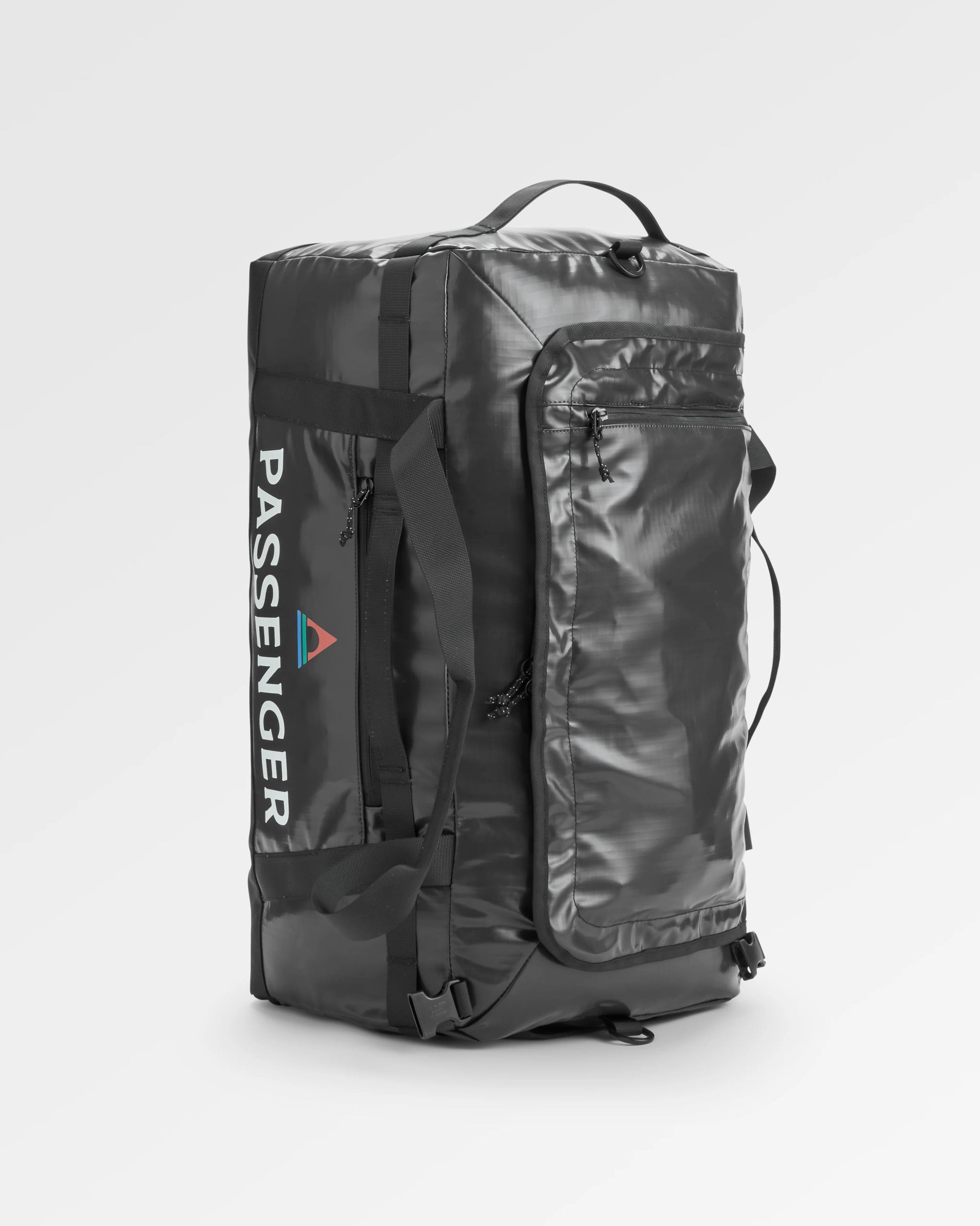 Roamer Recycled 60L Duffel Bag - Phantom Black - Flatlay