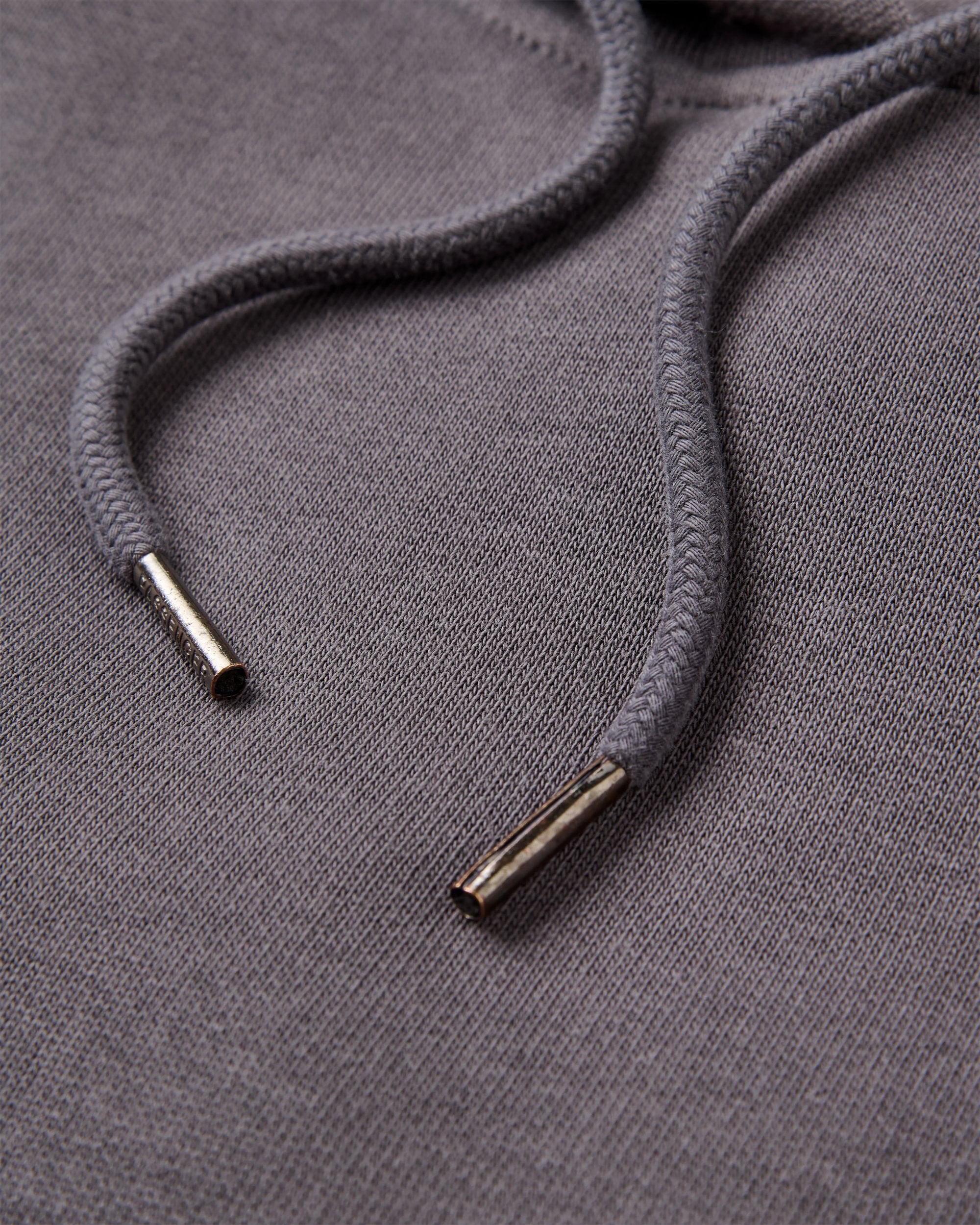 Dune Relaxed Fit Hoodie - Charcoal - Flatlay