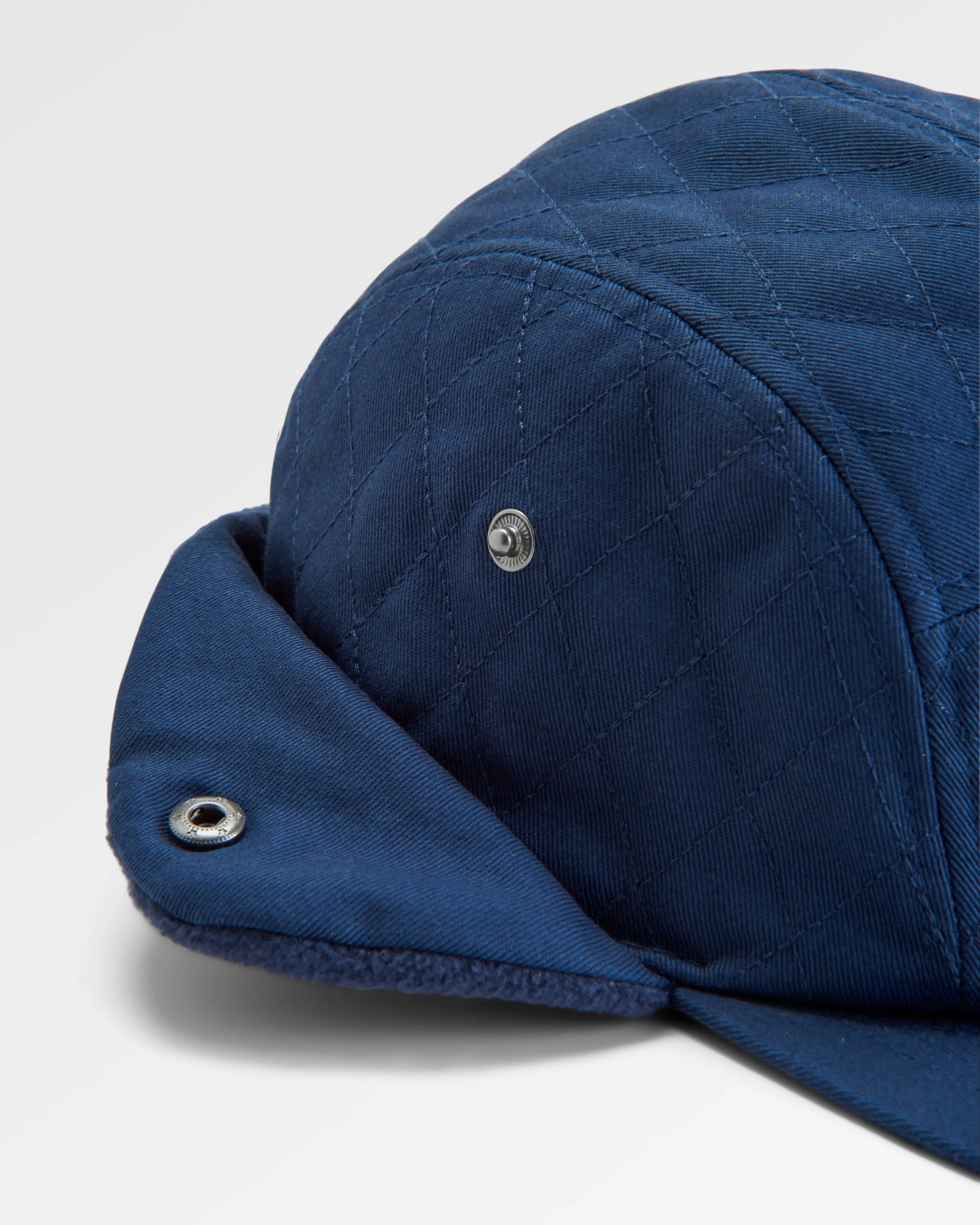 Nightfall Recycled Polar Fleece Lined Hat - Tidal Blue - Flatlay