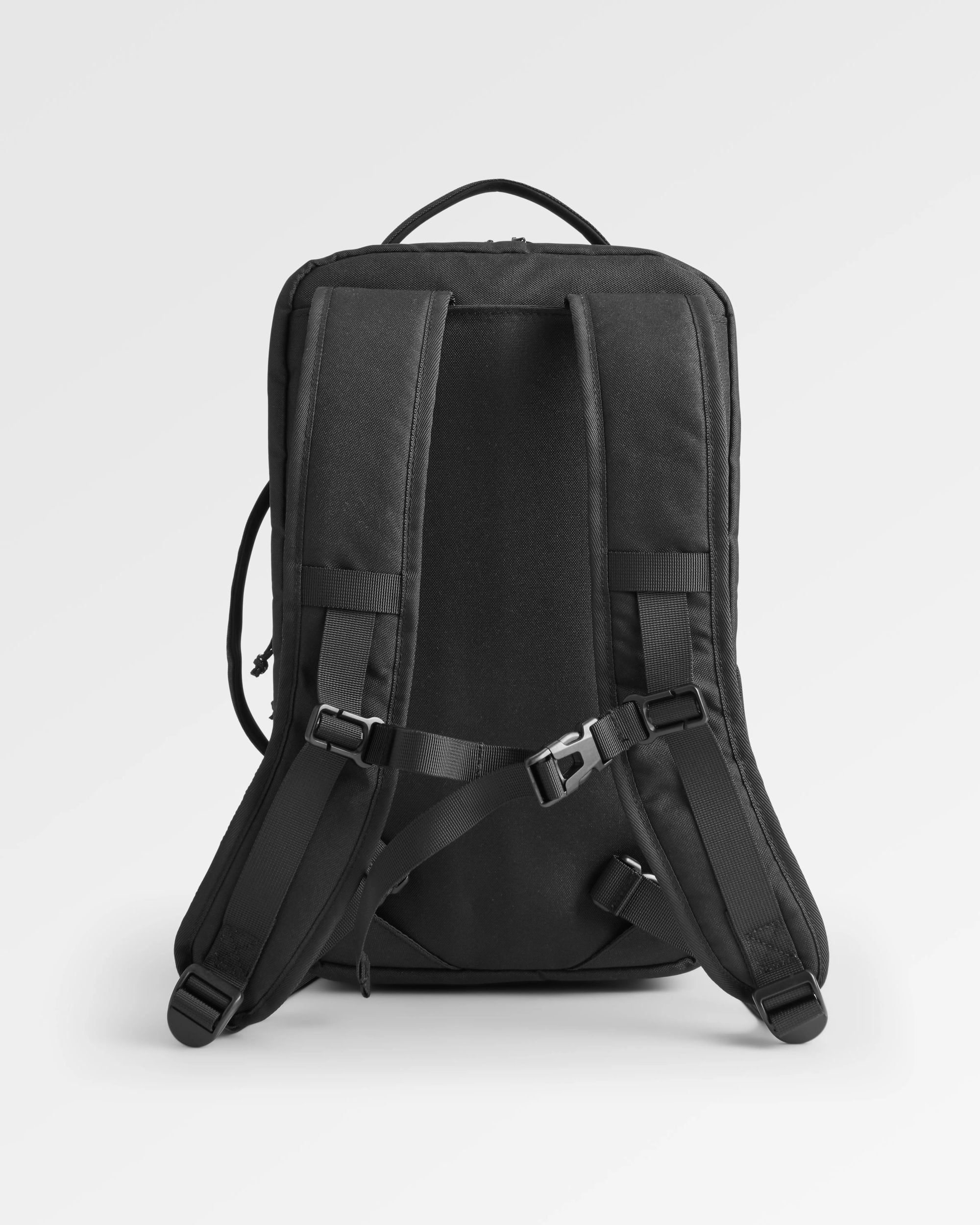 Stratos Duffel Backpack - Black - Flatlay