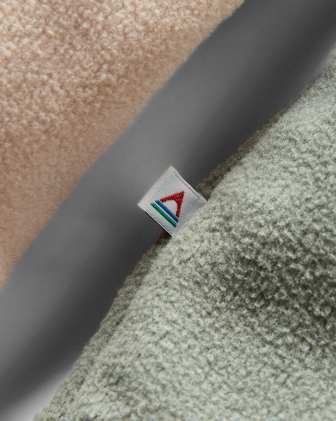 Alexander Hooded 1/2 Zip Recycled Polar Fleece - Pistachio