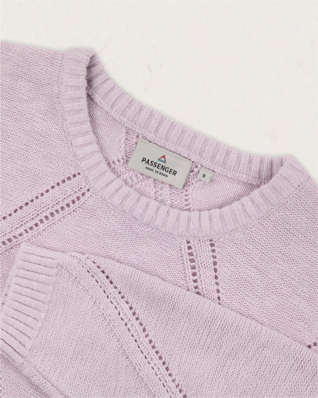 Palm Organic Cotton Jumper - Orchid Hush