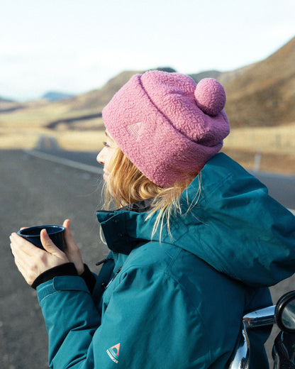 Snow Recycled Sherpa Beanie - Pink Haze - Lifestyle - Female