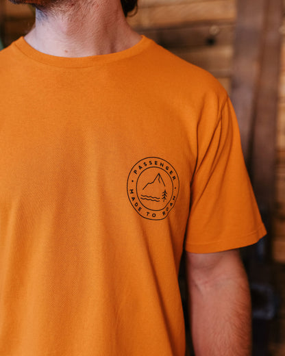 Core Recycled Cotton T-Shirt - Sunrise Orange