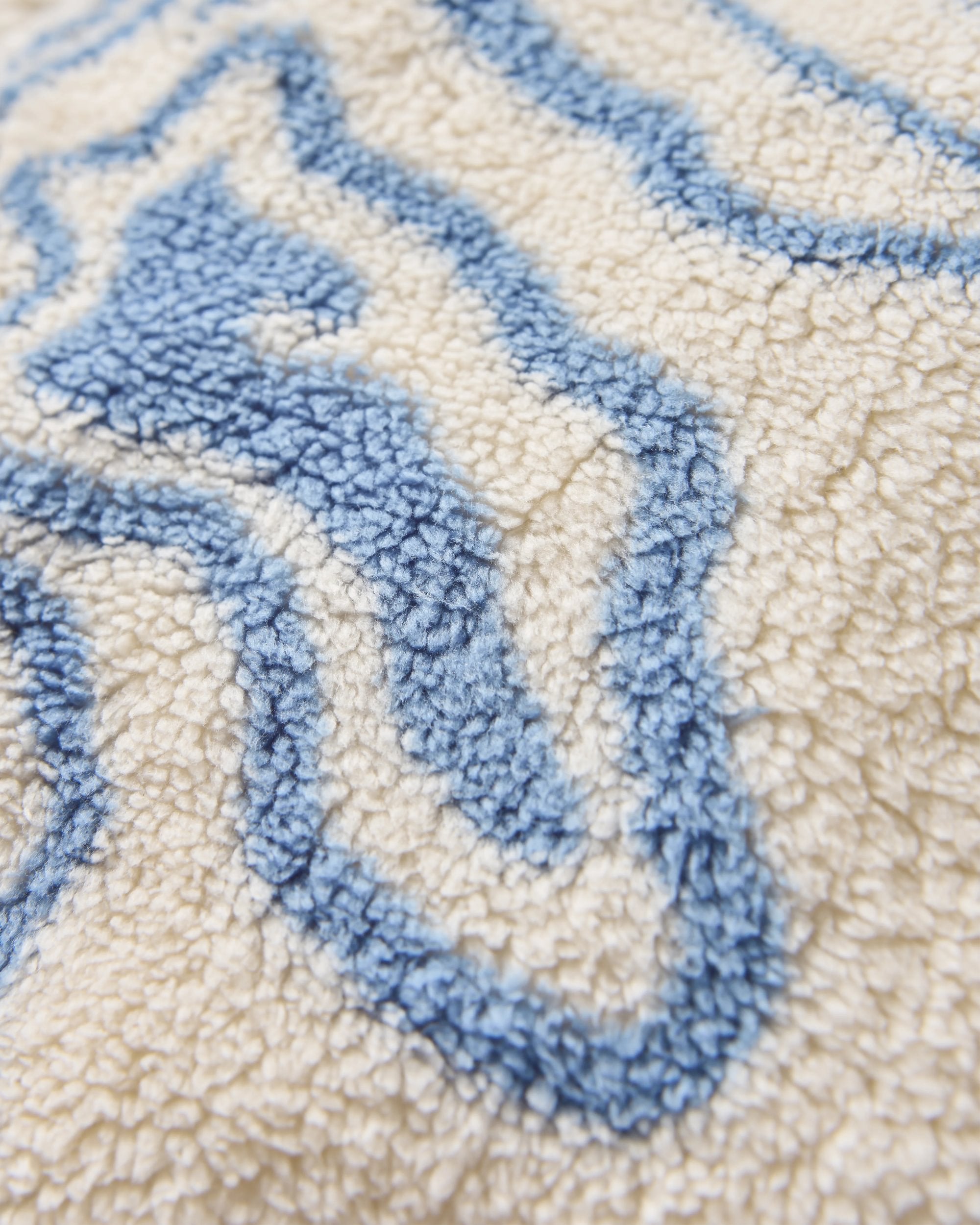 Iris Collarless Recycled Fleece - Strata Swirl Birch - Flatlay