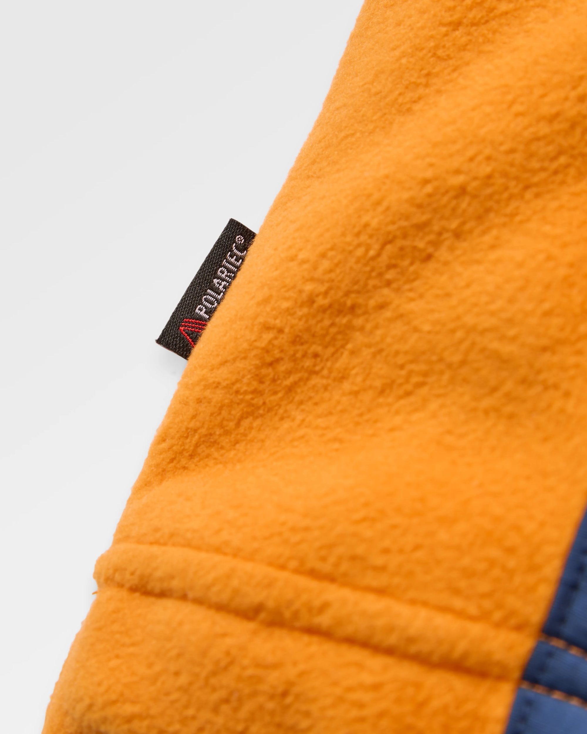 Alexander Hooded Polartec® Fleece - Sunrise Orange - Flatlay