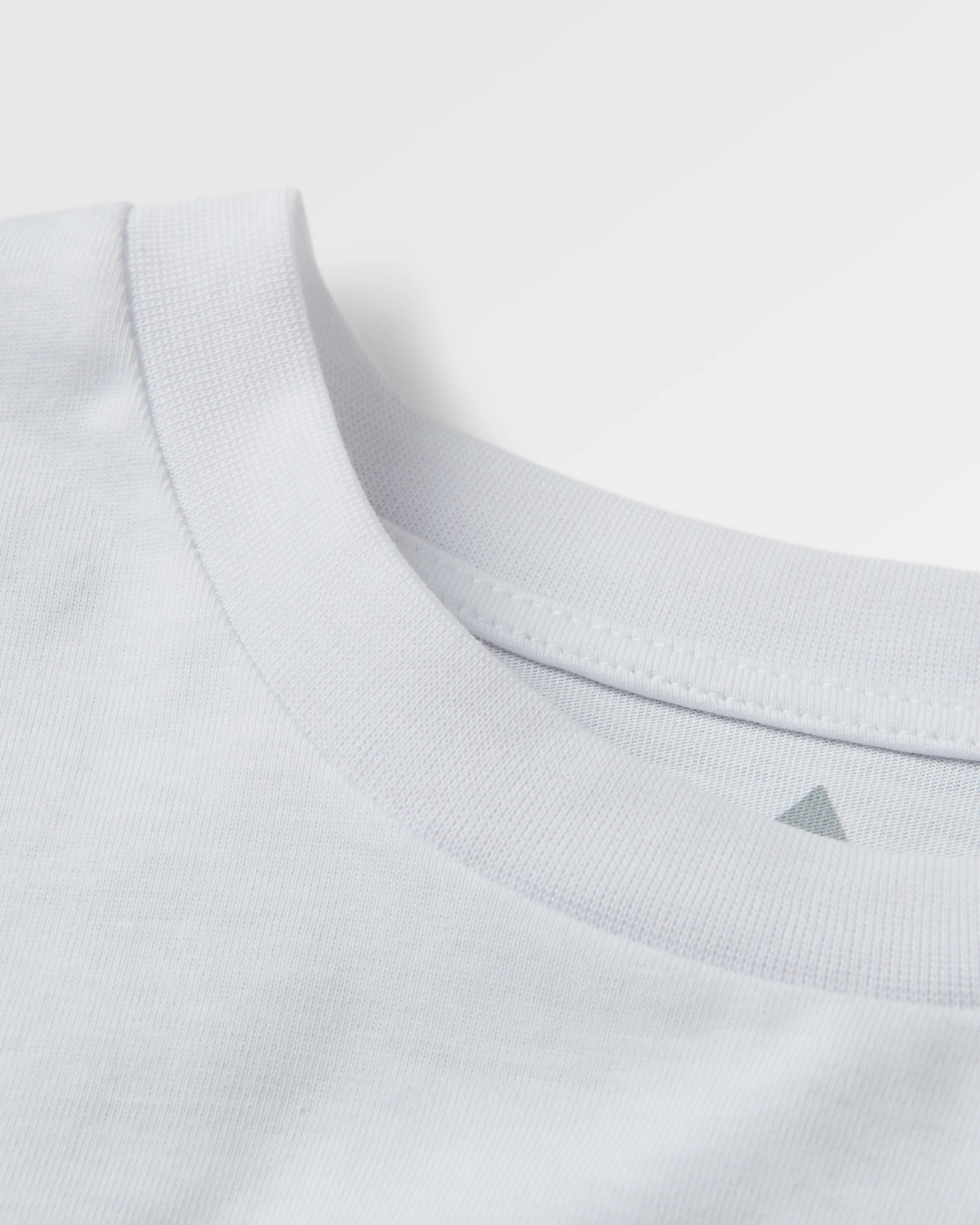 Phoenix Organic Cotton LS T-Shirt - White - Flatlay