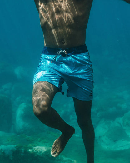 Hollow Recycled Boardshort - Blue Pool