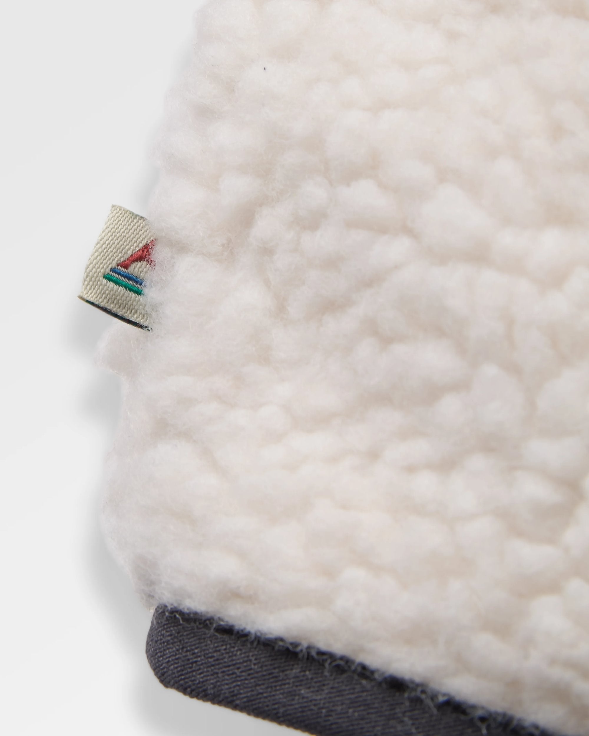 Trekker 2.0 Recycled Deep-Pile Sherpa Fleece - Warm Ivory - Flatlay