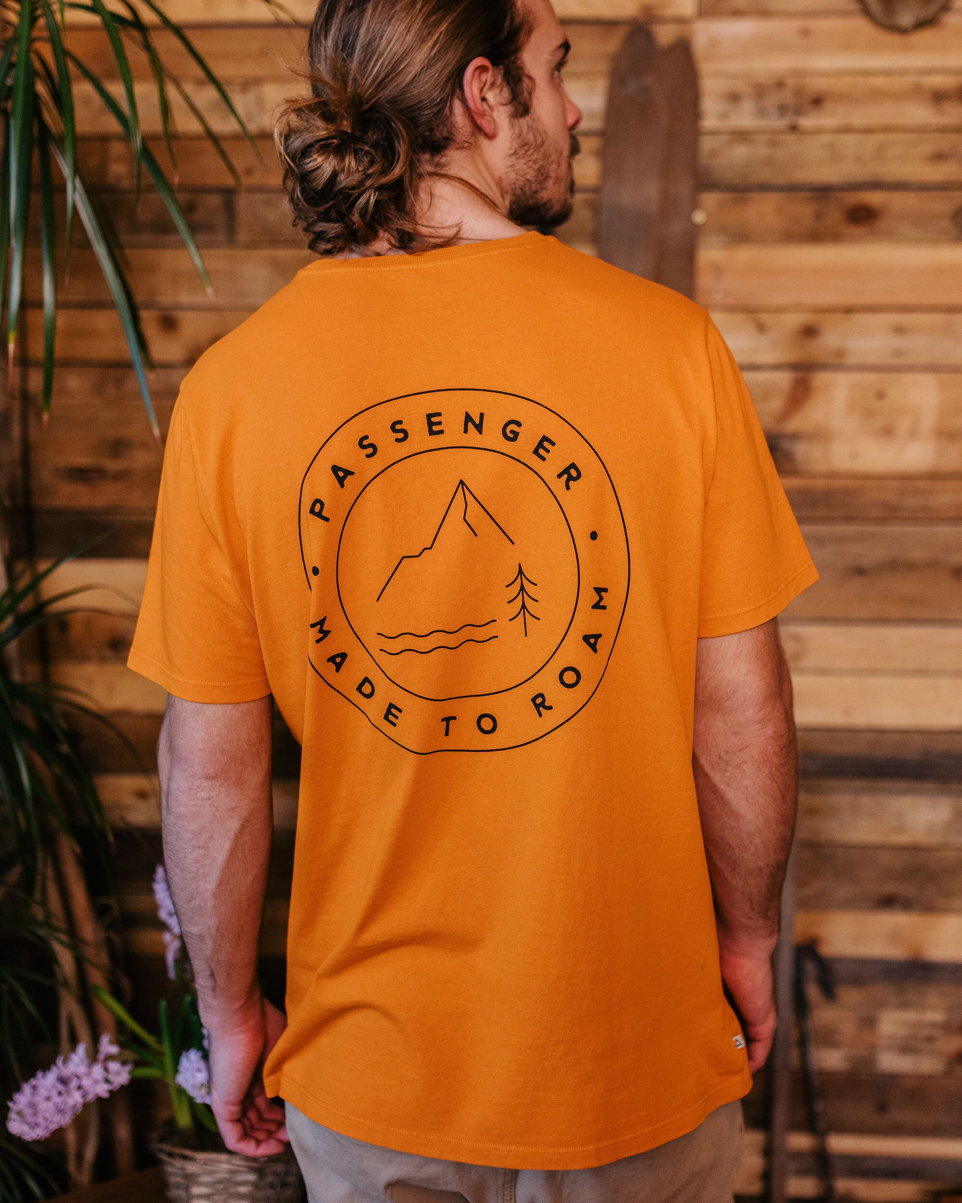 Core Recycled Cotton T-Shirt - Sunrise Orange