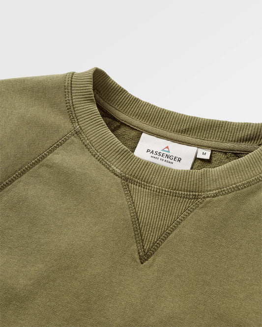 Heritage Recycled Cotton Sweatshirt - Khaki
